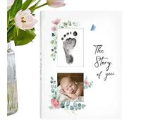Álbum de recuerdos para niños | Álbum de fotos adecuado para Año Nuevo, recuerdo, embarazo, nacimiento, crecimiento, hogar, vacaciones, fiesta y