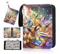 Álbum de tarjetas coleccionables, álbum de recortes, 50 páginas, 900 tarjetas, capacidad para tarjetas, soporte para tarjetas con cremallera, resistente al agua, portátil, álbum de recortes para