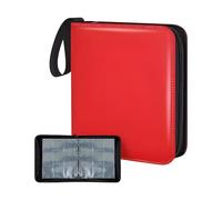 Álbum de tarjetas coleccionables con cubierta de poliuretano, capacidad para 900 unidades, 50 páginas para coleccionistas, planificador de tarjetas de intercambio, color negro