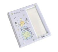 Álbum de tarjetas de dibujos animados para fanáticos, organizador de tiras de fotos de gran capacidad, libro de colección de fotos para conciertos y viajes, carpeta de tarjetas de memoria