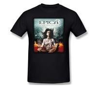 Album Design Universe Essential The EPICAs Humor Graphic Men' Basic Short Sleeve T-Shirt Black XL