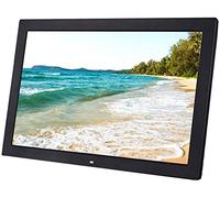 Álbum Electrónico De Marco De Fotos Digital 1080P De Alta Definición De 19 Pulgadas, Pantalla Horizontal Y Vertical para Reproducir Video, Música, Presentación De Diapositivas (Negro)