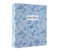 Grupo Erik Álbum de fotos grande, botánica azul, 304 bolsillos, 13 x 20 cm, libro de recuerdos, regalos familiares de menos de 15 libras, regalos para mujeres y hombres