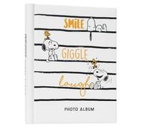 Album fotos autoadhesivo Snoopy - Album de fotos 10x15cm con 30 página - Album de fotos tapa dura/Album Snoopy 24x32 x2 cm - Producto con licencia oficial, Blanco (AF243207)