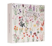 Album fotos Botanical Wild Flowes - Album flores 10x15cm con 200 bolsillos - Album de tapa dura 22,5x22 cm