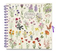Album fotos para pegar y escribir Flores - Scrapbook: Photo album Personalizable │ Albumes para fotos con Tapa dura │ 40 págs (26x26 cm)
