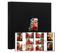 Álbum grande de 4 x 6 pulgadas, 600 fotos, cubierta de marco de fotos de lino, álbum de 4 x 6 pulgadas, álbum de boda de 4 x 6, álbum de 4 x 6 pulgadas, boda, niños, vacaciones familiares, álbum de