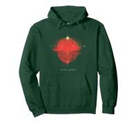 Álbum Oficial de Imagine Dragons Loom Sudadera con Capucha, Unisex para Adultos, Verde Bosque, L