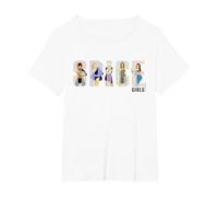 Álbum Oficial de Spice Girls Camiseta, Mujer Tallas Grandes, Blanco, 2XL Grande
