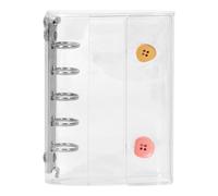 Álbum Organizador De Adhesivos | Libro Porta Stickers Para Scrapbooking | Cuaderno Transparente Estético Para Scrapbooking Decoración Escuela Viajes Aula