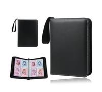 Álbum para 400 cartas, 50 páginas, cuero PU, portátil. Con album toploader, organizador para cartas Magic, fundas para cartas y protección para colecciones. Ideal para niños y coleccionistas