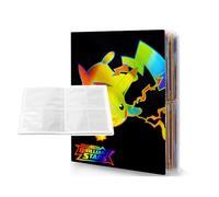 Album para Cartas, Álbumes para cartas coleccionables, Album Cartas Libro Titular Protección Cartas 4 Bolsillos por Página 30 Páginas Con Capacidad para 240 Cartas (HA1)