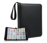Album para cartas de 900 cartas, 50 páginas, PU cuero, portátil. Ideal para coleccionistas de album cartas magic y niños. Con card guardian y funda cartas. Incluye album toploader y sammelheft.