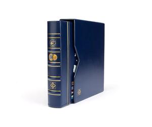 Álbum para coleccionar Series Euro tamaño OPTIMA, Con Cajetin protector(no incluye hojas) Leuchtturm