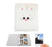 Álbum Para Fototarjetas - 40 Bolsillos Peluche Protección y Almacenamiento,Portatarjetas Adorable 8 cm,Para Conservar Recuerdos Organizar Viajes Eventos Proyectos Creativos Archivos Personales