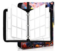 Album per Giochi Cartes Collezionabili Grande, 9 Tasche Raccoglitore Cartes, Libro Porta Cartes Trasparente Impermeabile per 50 Pagine Capacità 900 Cartes, Compatibile con Magic, Yugioh, MTG