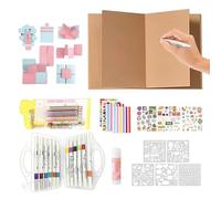 Álbum plegable de acordeón | Libro de recuerdos plegable DIY de papel - Artesanía con foto libro colección fotos | Para graduación, San Cumpleaños