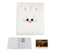Álbum Portafotos,40 Bolsillos Organizador Colecciones Peluche Conejo | Portatarjetas Adorable 8 cm,Para Conservar Recuerdos Organizar Viajes Eventos Proyectos Creativos Archivos Personales