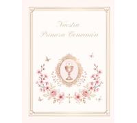 Álbum Primera Comunión gemelas y mellizas - Libro de firmas y recuerdos con árbol de huellas y álbum de fotos: Regalo original - Diseño romántico en ... vintage - Interior en color - Versión premium