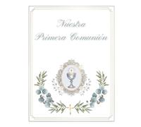 Álbum Primera Comunión gemelos y mellizos - Libro de firmas y recuerdos con árbol de huellas y álbum de fotos: Regalo original - Diseño marinero - Interior en blanco y negro
