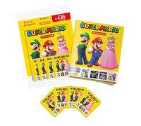 Album Super Mario Panini Español 2026 Megapack de Lanzamiento Super Mario con 4 Sobres (5 Cromos en cada sobre), Cromos Coleccionables para niños