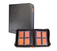 Álbum Toploader con cremallera para cartas| Binder TCG 2×2 para cartas de coleccionista- Capacidad 160 cartas | Álbum cartas coleccionables 20 hojas | Card Binder Toploader 4 bolsillos