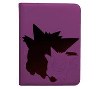 Álbum Ultra Pro Con Cremallera 9 Bolsillos Gengar - Similcuero Pokémon