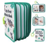 Álbumes de fotos para bebés con capacidad para fotos de 4 x 6 pulgadas libro de para bebés con gancho multifuncional y espejo de seguridad para álbum de para niños recién nacidos