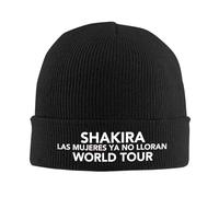Álbumes de Shakira Las Mujeres ya no lloran Gorro de Punta de Mano Skull Sombrero de Calavera para la Gira Unisex 2025 Gorro de Punto Cálido de Invierno