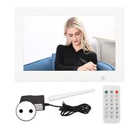 álbumes de Tarjetas Comerciales Coleccionables Marco de Fotos Digital Soporte de Sensor de Movimiento HD de 13 Pulgadas Video Música Marco de Fotos Inteligente con Calendario de (Enchufe de la UE)