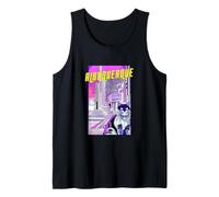Albuquerque Gato Anime Paisaje Urbano New Mexico EE. UU. Camiseta sin Mangas