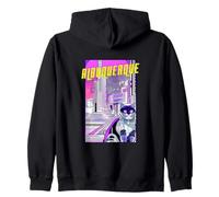 Albuquerque Gato Anime Paisaje Urbano New Mexico EE. UU. Sudadera con Capucha