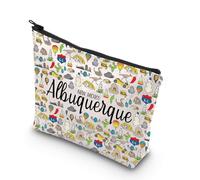 Albuquerque Lover New Mexico - Bolsa de cosméticos para amantes de la ciudad de México, regalo de orgullo en Nuevo México, vacaciones, Albuquerque, viaje a Nuevo México, Nuevo México