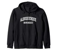 Albuquerque - New Mexico - Vintage / Worn Design - Classic Sudadera con Capucha