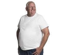 Alca Fashion 8XL Camiseta clásica Cuello Redondo 2 T-Shirt para Hombre, Tallas Extra Grande XL-B - 8XL-B | Alca Classic Tshirt Crew Neck 2 Pack / 2pk tee Cintura 169-174 cm