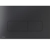 Alca Flat botón de descarga para WC negro MOON-BLACK