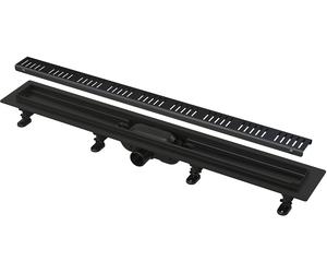 Alca Simple desagüe lineal 75 cm negro APZ10BLACK-750M