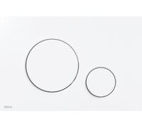 Alca Thin botón de descarga para WC blanco M670
