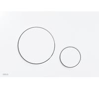 Alca Thin botón de descarga para WC blanco M676