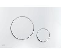 Alca Thin botón de descarga para WC cromo brillante M671