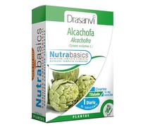 DRASANVI NUTRABASICS ALCACHOFA - Rica en ácidos cafeilquínicos y sus derivados - Extracto seco - VEGANO - SIN GLUTEN - 30 cápsulas vegetales