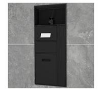 Alcachofa de almacenamiento de baño empotrable impermeable de acero inoxidable para artículos de tocador y papel higiénico, diseño de ahorro de espacio, moderno