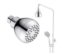 Alcachofa De Alta Presión - Lluvia De Baño De 3 Pulgadas, Diseño Antifugas, Esquinas De Pulverización Ajustables | Cabezal De Ducha De Ahorro De Agua Que Proporciona Un Flujo Fuerte, Una Cop