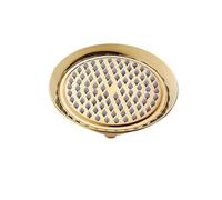 Alcachofa De Ducha Antique Brass Round 8" Rainfall Shower Head Golden Rose Gold Chrome Black Stainless Steel Bathroom Rain Accessory(Gold)