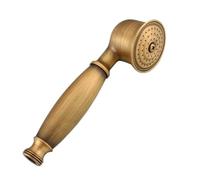 Alcachofa De Ducha Antique Brass Shower Head 8Inch Round Rainfall Arm Water Saving Hand Held Spray 1.5 M Hose(Hand Shower Head A)