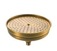 Alcachofa De Ducha Antique Brass Shower Head 8Inch Round Rainfall Arm Water Saving Hand Held Spray 1.5 M Hose(Shower Head B Style)