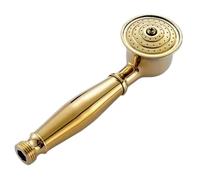 Alcachofa De Ducha Black Gold Chrome Brass Bath Hand Held Shower Head Antique Bronze Water Saving Copper Handheld Sprayer(Gold 1)