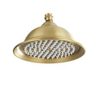 Alcachofa De Ducha Brass Golden Rainfall Shower Head Faucet Bathroom Replace Rain Showerhead Antique Accessory(Red)