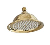 Alcachofa De Ducha Brass Golden Rainfall Shower Head Faucet Bathroom Replace Rain Showerhead Antique Accessory(Light yellow)