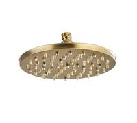 Alcachofa De Ducha Brass Golden Rainfall Shower Head Faucet Bathroom Replace Rain Showerhead Antique Accessory(Black)